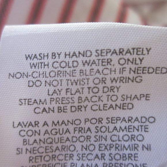 CAbi Top M Carnival Red/White Stripe Puff Sleeve Spring 2021 #5890 - Picture 10 of 10